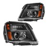 PHILTOP Headlight Assembly, Black Headlights Replacement Compatible with 2016-2017 Terrain