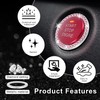 LivTee 2 PCS Crystal Rhinestone Car Engine Start Stop Decoration,