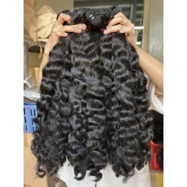 100% Raw Cambodian Wavy Cuticle Aligned Hair Extension Vietnamese Raw Hair Bundles Vendors Raw Indian Burmese Curly Human Haircolor: wavy curly, Stretched Length: 22 Inches