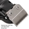 Electric Hair Clipper Low Noise LCD Display Ergonomic with Limiter