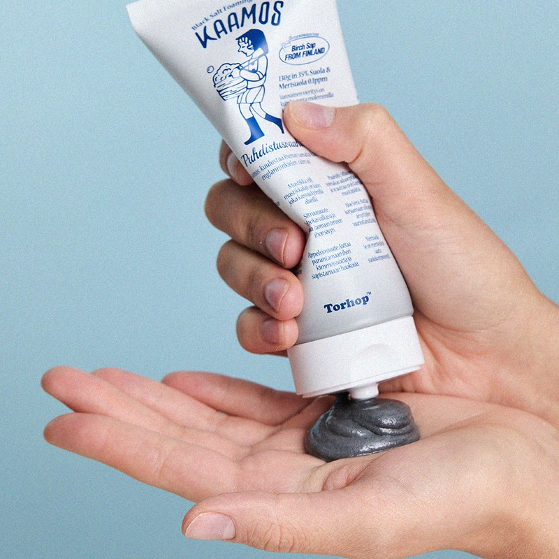 Torhop Kaamos Black Salt Foaming Cleanser 130g Set (+5g) -
