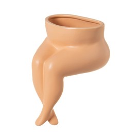 Misijuer Ceramic Plant Pot - Body Form Flower Pot with Draniage Hole & Rubber Plugs for Indoor/Outdoor Plants - Modern Boho Decorative Planter for Home Decor -Plants not Included