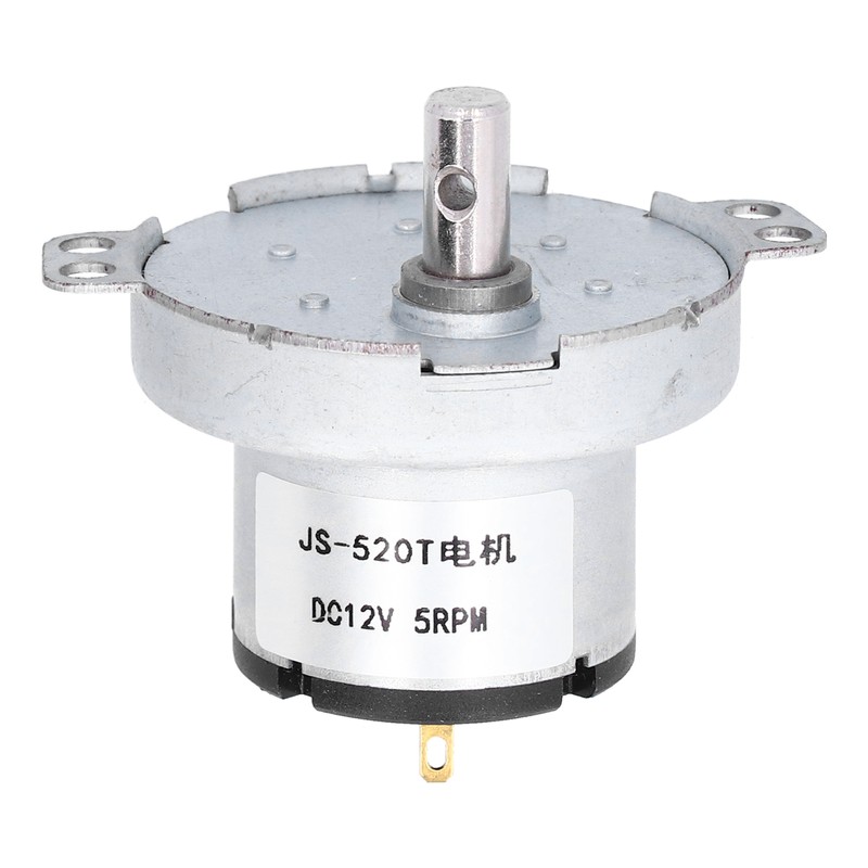 JS‑520T Synchronous Motor Durable DC 12V 5RPM Gear Motor for