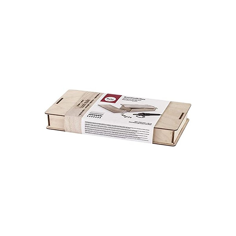 Rayher 89366000 Pyrography Pen in Wooden Box, Small, Handy Burning