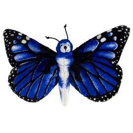 Forest & Twelfth 11” Morpho Plush Butterfly Toy – Adorable Stuffed Animal Toys, Ideal as Living Room, Sofa, Bedroom or Nursery Décor – Soft Plush Toy for Boys & Girls (Blue Morpho)