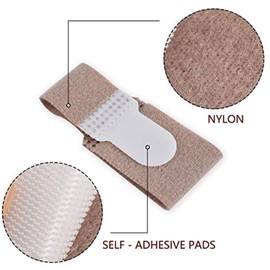 Pedimend™ Broken Hammer Toe Straightener Splints | Broken Toe Bandages | Fabric Toe Wraps to Protect Broken Toes & Separate Hammer Toes | For Trigger Fingers | For Men & Women (2 PCS)