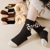 Children Socks Mid Calf Combed Cotton Thickened Cartoon Pattern Toddler