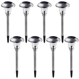 BLACK+DECKER Solar-Powered Outdoor Path Light - 8 Pack (BDSLPT8P)