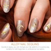 Healeved Starry Moon Nail Charms Thin Nail Art Decoration Friendly