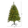 Nearly Natural 4ft. Sierra Spruce Natural Look Artificial Christmas Tree