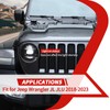 Amayum Headlight Covers Smoked Front Light Trim Covers Fit for