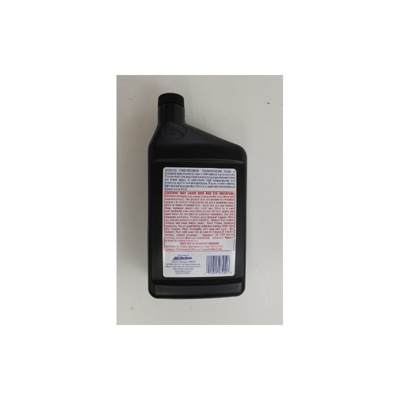 Genuine GM Fluid 88900333 Synchromesh Transmission Fluid - 32 oz.