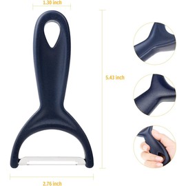 IDELLA Potato Peeler Y Shaped Vegetable Peeler, Premium Ultra Sharp Fruit Peeler for Kitchen (Multicolor Pack of 1)