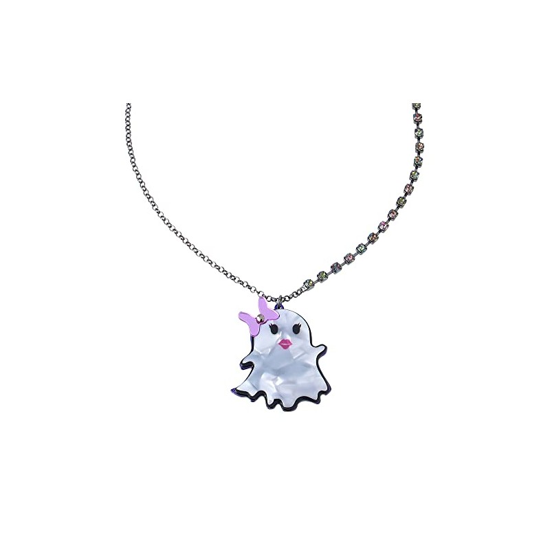 Betsey Johnson Ghost Pendant Necklace