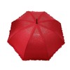 Superbia Sparkle Diamond Frill Fancy Wedding Event Automatic Stick Umbrella