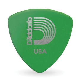 D'Addario Accessories Duralin - Púas de guitarra, tamaño mediano, 10 unidades, forma ancha