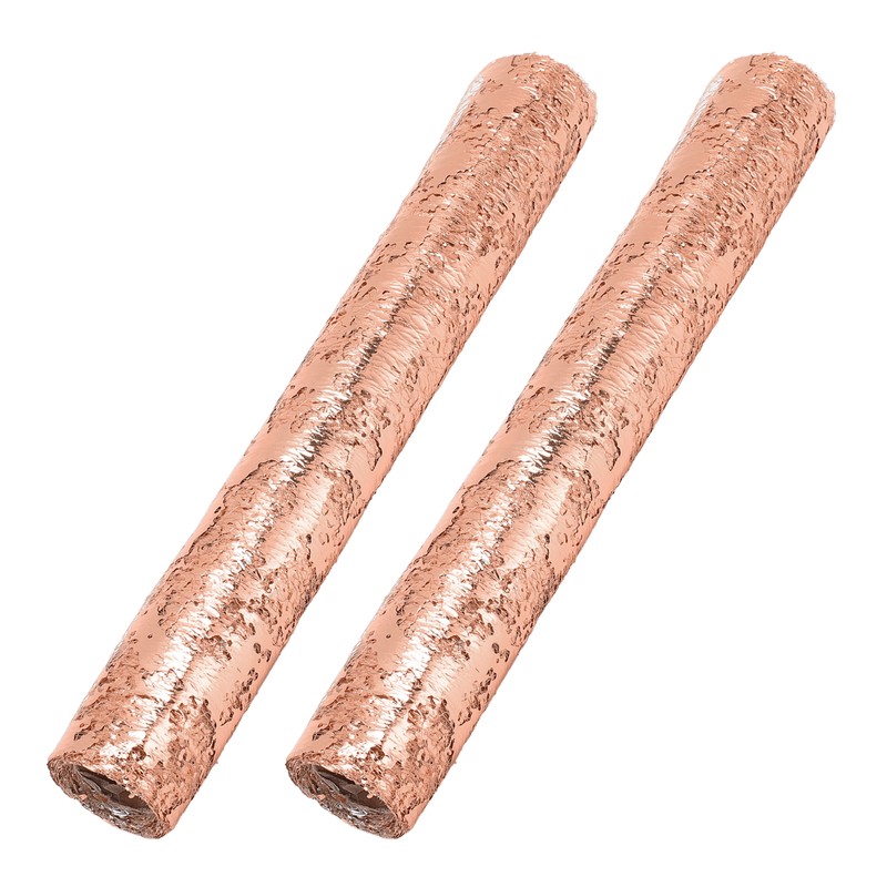 2Pcs Thin Metallic Mesh Table Runner Glitter Sequin Table Runners