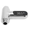 Shower Thermometer Aluminum LED Digital Shower Thermometer for Home Bathroom