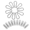 MAGICLULU 60pcs Heavy Duty Stainless Steel U Bracket Hook Set