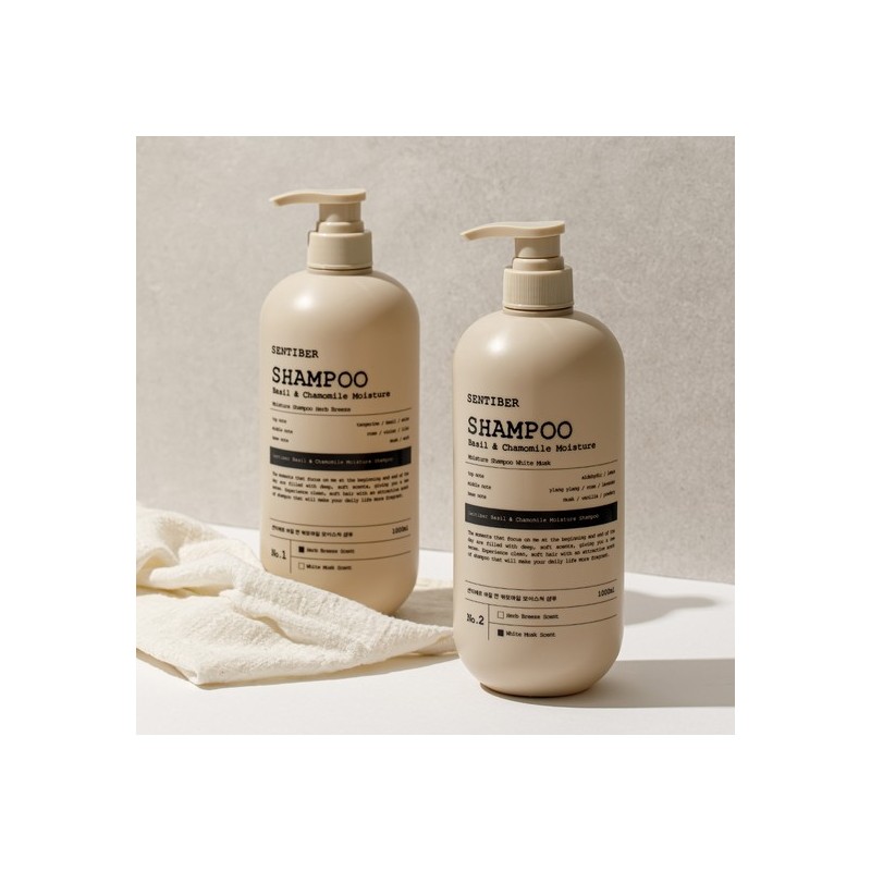 [64% Improvement in Scalp Odor] Centiver Basil & Chamomile Shampoo