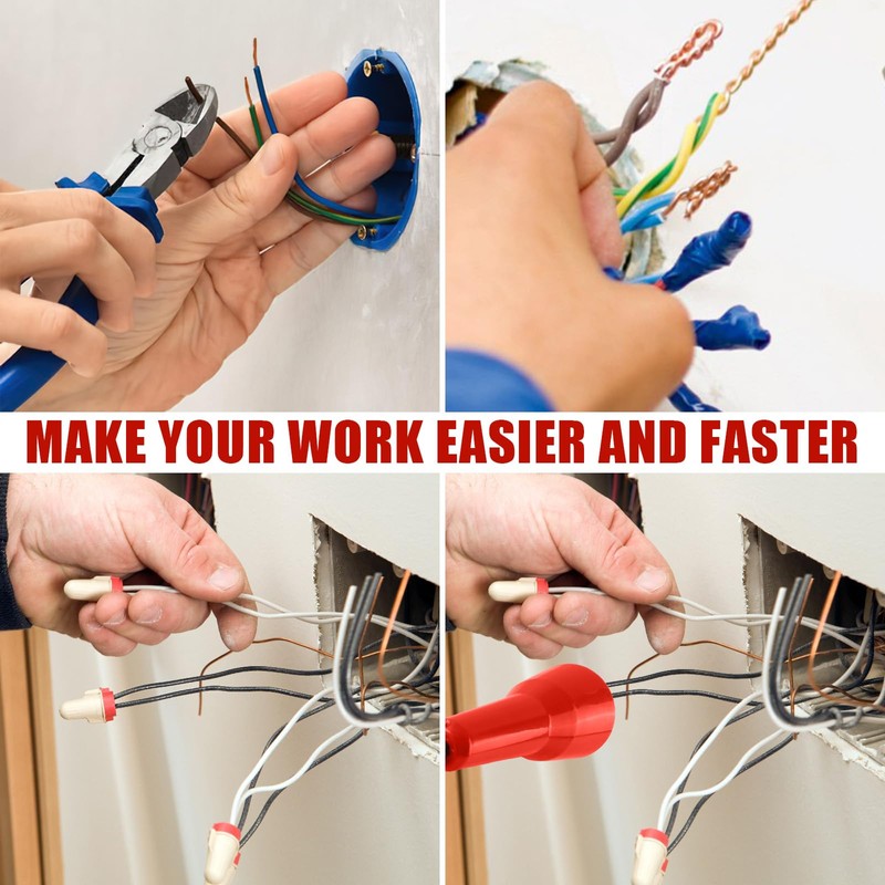 2Pcs Wire Twister Tool, Wire Twisting Spinner, Wire Nut Driver