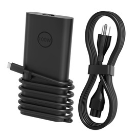 SLRIOYS 100W USB-C Charger Compatible with Dell Pro Max/Plus 16 14 13,Precision 5690 5680 5770 5570,XPS 15 17 14 13 9700 9520,Inspiron 16 14 Plus 7440 7430 Laptop Suitable for Travel and Office use