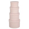GnFlus Round Gift Boxes with Lids for Presents Set of