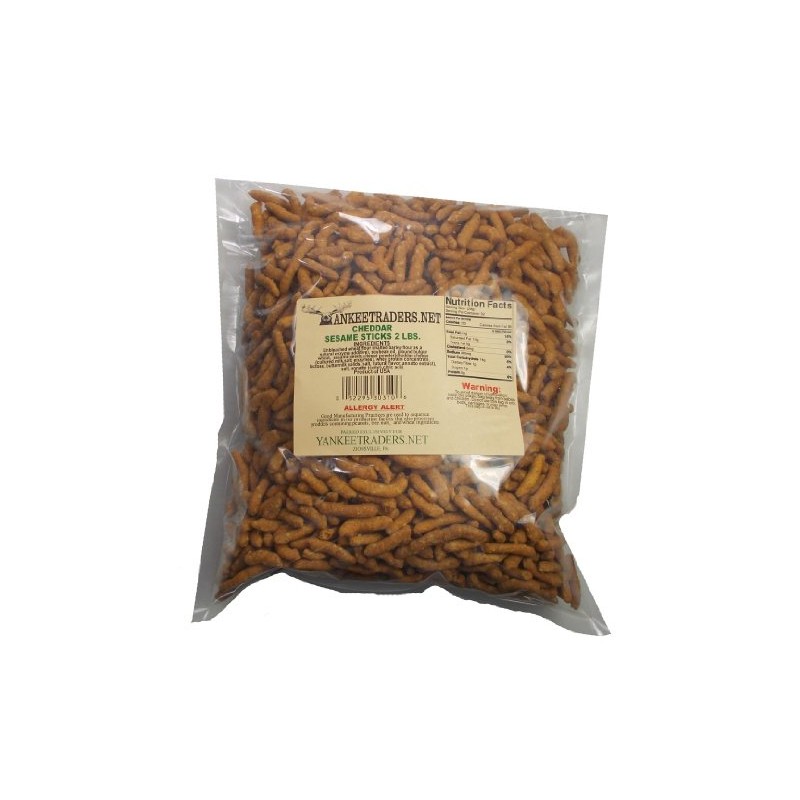 Yankee Traders Cheddar Sesame Sticks, 2 Pound