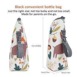 VAEIORP Baby Bottle Warmer, Bottle Warmer, Portable Baby Bottle Warmer, Universal Baby Bottle Warmer with Lanyard (Blue Kitten)