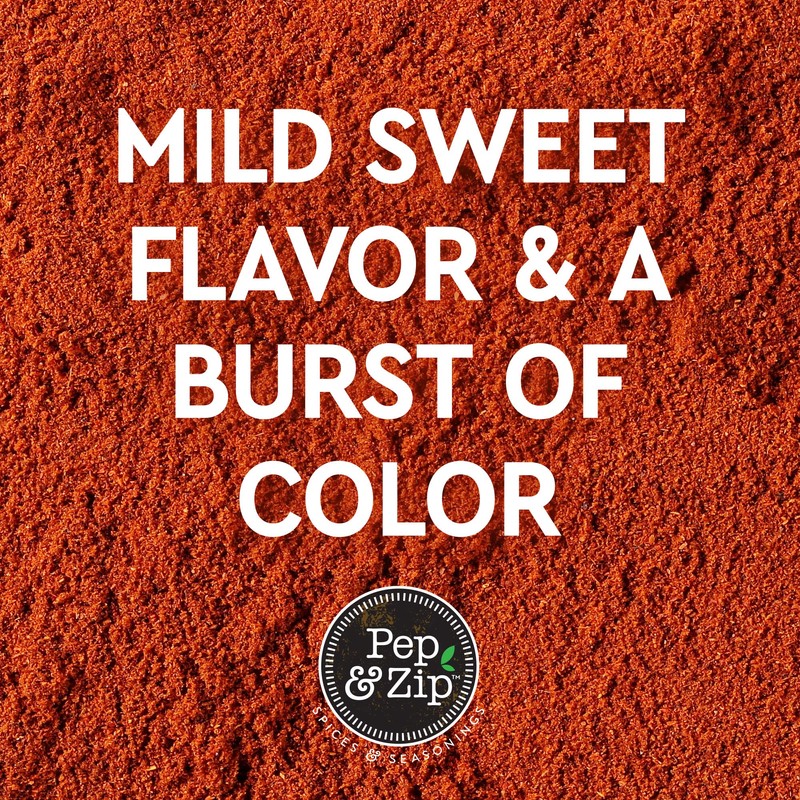Pep and Zip Ground Sweet Paprika/Pimentón, Non-GMO, Kosher, 16 oz