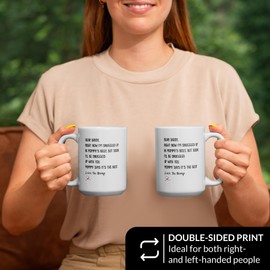 22Feels MADE IN GERMANY Large Cute Dad To Be Mug Expecting Father Gift Soon Daddy Pregnancy Reveal Men Best Expectant Papa Father's Day Present (15oz)