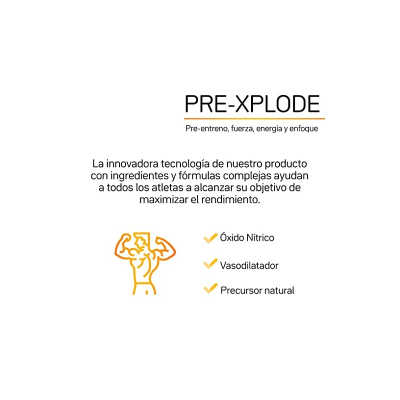 Primetech Nutrition Pre Entreno PRE-XPLODE, Sabor Limón