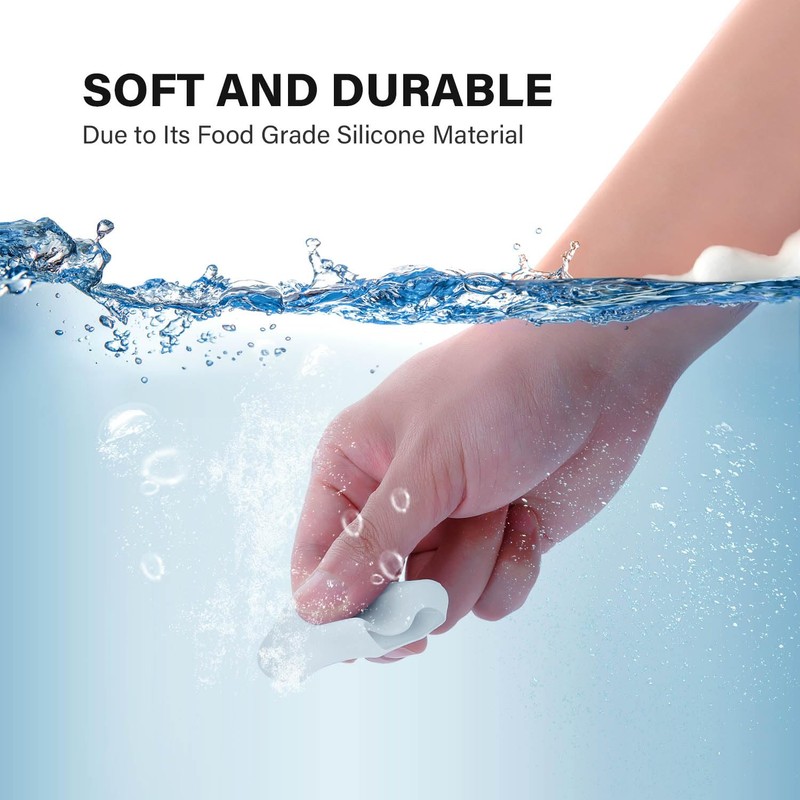 Anbbas 2pcs Silicone Denture Brush Cover Fit Most Denture Toothbrushes(Green