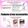 YIDUO Lashes Clusters Kit 200D+300D+Spikes+Bottom Cluster Lash Extensions Kit with