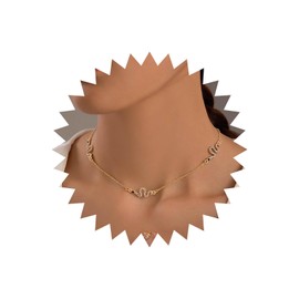 Yheakne Boho Crystal Snake Choker Necklace Gold Snake Necklace Vintage Cz Serpent Collar Necklace Rhinestone Snake Clavicle Necklace Jewelry for Women and Girls