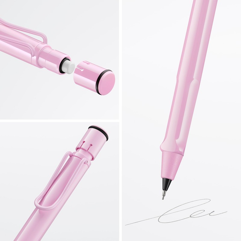 LAMY safari lightrose - Mechanical Pencil with ergonomic grip &
