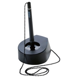 HAN 1770-13, SALSA Pen holder. Elegant, stylish and with robust metal chain, black - various colours to choose from