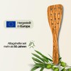 Hansi/Olive Wood Spatula Curved with 12 Holes