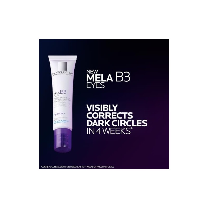 La Roche-Posay MELA B3 Crema contorno de ojos, combate ojeras