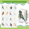 Hollowfly 65 Tiles 30 mm Dinosaur Mahjong Block Set with