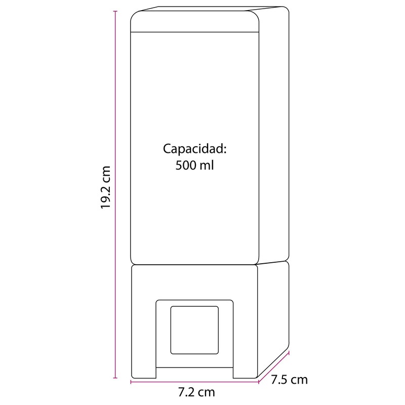 Art & Home Despachador de jabón líquido HB-4404