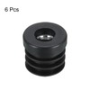 Sourcing Map 6Pcs Inserts for Round Tubes With M8 Thread,