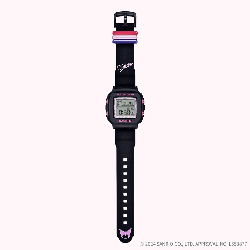 Casio BGD-10KKM-1JR Baby G+ Plus Wristwatch, Black, Black