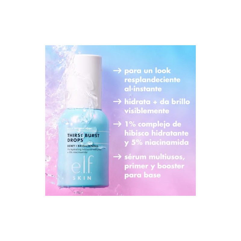e.l.f. SKIN Holy Hydration Thirst Burst Drops Sérum Facial 30