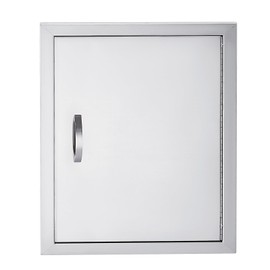 GarveeLife BBQ Access Door 17W x 24H Inch,Outdoor Kitchen Doors with Weatherproof 304 Stainless Steel Built in Single Access Doors for Outside Kitchen Commercial Grilling BBQ Island Barbeque Station S