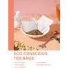 TeeLux Decaf Peach Ginger Black Tea, Decaffeinated Black Tea Flavored