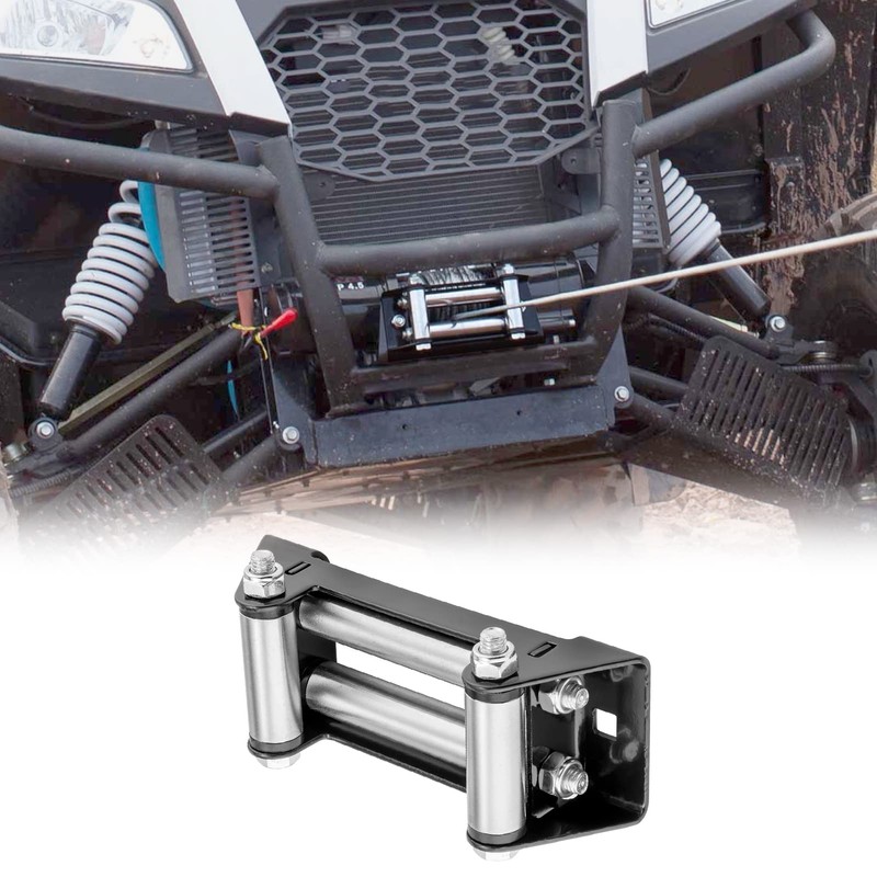 WeiSen 6" (152MM) Winch Roller Fairlead Cable Guide fit 4000-5500