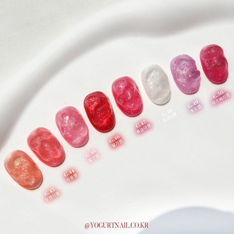 Yogurt Gel Jam Jam Glitter Gel + 30 parts /