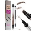 Microblading Eyebrow Pencil, 2 in 1 Natural Liquid Eyebrow Waterproof