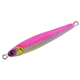 JACKALL Metal Jig, Sea Bass Anchovy Metal, 3.8 inches (98 mm), 2.8 oz (80 g), Pink Silver Lure